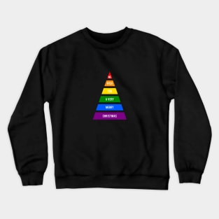 Rainbow Christmas Tree Crewneck Sweatshirt
